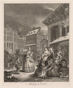 Les Quatre Moments de la Journée : Matin - William Hogarth