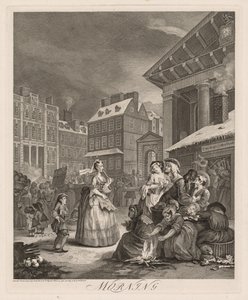 Les Quatre Moments de la Journée: Matin - William Hogarth