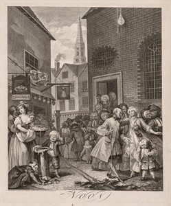 Les Quatre Moments de la Journée : Midi - William Hogarth