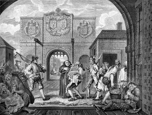 Les portes de Calais par William Hogarth - William Hogarth