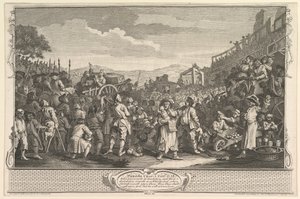 Le Prentice paresseux exécuté à Tyburn, Industrie et oisiveté, planche 11, 30 septembre 1747 - William Hogarth