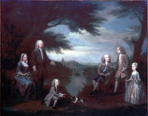 La Famille Jeffreys - William Hogarth