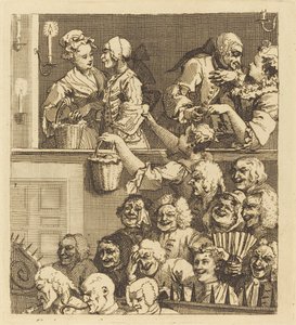 Le public rieur - William Hogarth