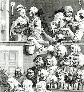 Le public rieur, 1733 - William Hogarth