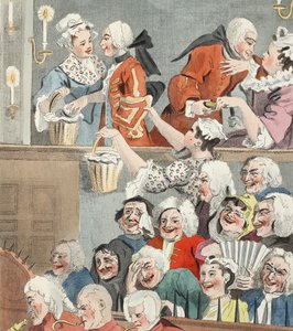Le public rieur, illustration de 
