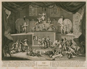 La loterie - William Hogarth