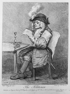 Le Politicien, gravé par John Keyse Sherwin, 1775 - William Hogarth