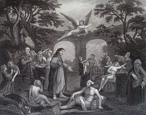 La piscine de Bethesda - William Hogarth