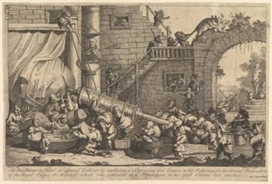 La Punition Infligée à Lemuel Gulliver, décembre 1726 - William Hogarth