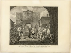 Le rôti de bœuf de la vieille Angleterre - William Hogarth