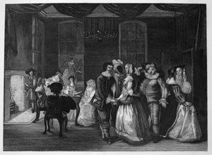 La mascarade royale à Somerset House - William Hogarth