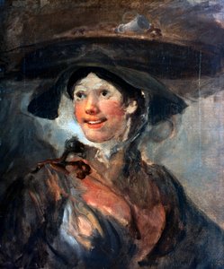 La Fille aux crevettes, vers 1745