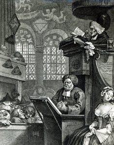 La congrégation endormie, 1736