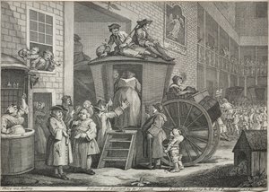 La diligence - William Hogarth