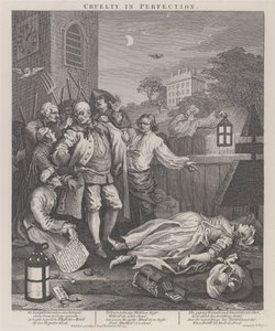 Le troisième stade de la cruauté : la cruauté à la perfection - William Hogarth