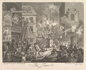 Les Temps, Planche 1, 7 septembre 1762 - William Hogarth