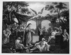 La piscine de Bethesda - William Hogarth