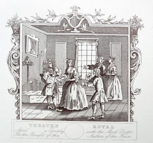 Théâtre Royal; Drury Lane; Londres - William Hogarth