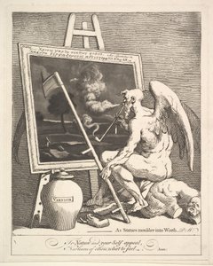 Le Temps fumant une image, vers 1761 - William Hogarth