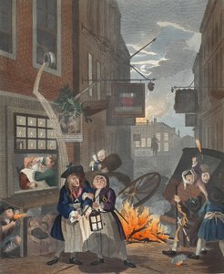 Heures de la journée, Nuit, illustration de 