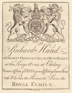 Feuille de Commerce pour : Richard Hand, Le Plus Ancien Boulanger Original de Chelsey Bunn au King