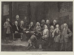 Procès du gouverneur de la flotte - William Hogarth