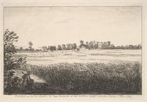 Vue de la maison de Ranby, 1er mai 1781 - William Hogarth