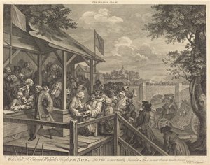 Le vote - William Hogarth and Francois Morellon de La Cave