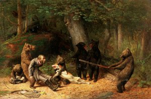 Se moquer du chasseur - William Holbrook Beard