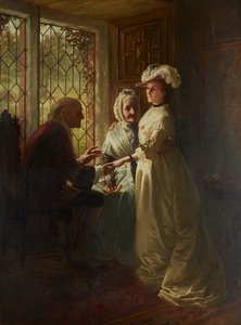 Une fille prenant congé - William Hole