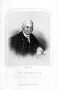 John Anderson, professeur écossais de philosophie naturelle, 1870