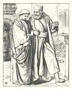 Les bijoux de Carême (gravure) - William Holman (after) Hunt