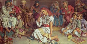 Le Christ parmi les docteurs, 1887 - William Holman Hunt