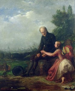 La petite Nell et son grand-père - William Holman Hunt