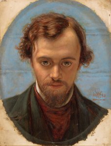 Portrait de Dante Gabriel Rossetti, 1853
