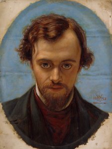 Portrait de Dante Gabriel Rossetti à 22 ans - William Holman Hunt
