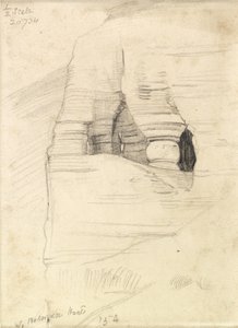 Rochers à Wady Zuara, la mer Morte, 1854 - William Holman Hunt