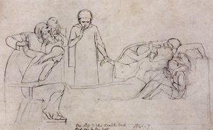 Études pour les figures du Docteur, des Pleureuses et de Minerve, 1846