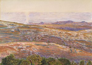 La mer Morte depuis Siloam, 1861 - William Holman Hunt