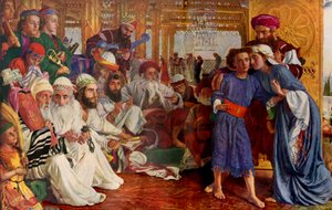 La découverte du Sauveur dans le Temple (détail), 1854-1855, 1936 - William Holman Hunt