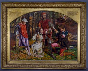 Valentine sauvant Sylvia de Proteus, 1851 - William Holman Hunt