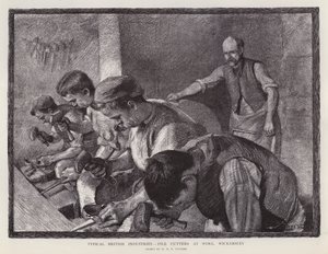 Travailleurs de coupe de fichiers, Wickersley, South Yorkshire - William Holt Yates (after) Titcomb