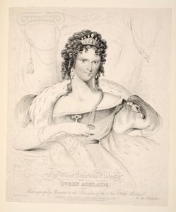 Sa Très Gracieuse Majesté la Reine Adélaïde, présentée avec le plus grand respect aux abonnés du New North Briton, publié en 1830