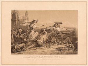 La défense de Saragosse, 1808-9, 1878 - William Home Lizars