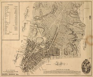Plan de la ville de New-York [jusqu