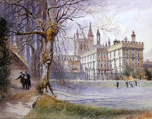 Nouveau Collège depuis les jardins du Collège - William Hull