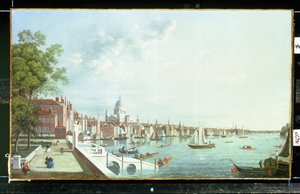 La Tamise depuis Somerset House, en aval - William James