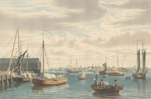 Boston : Depuis le Ship House West End du Navy Yard