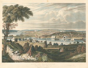 Ville de Washington : Depuis les chantiers navals - William James Bennett after George Cooke