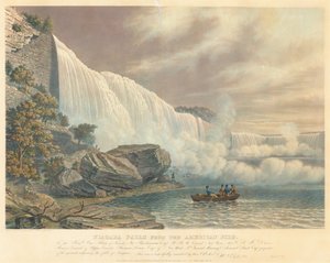 Chutes du Niagara du côté américain - William James Bennett after John Robert Murray